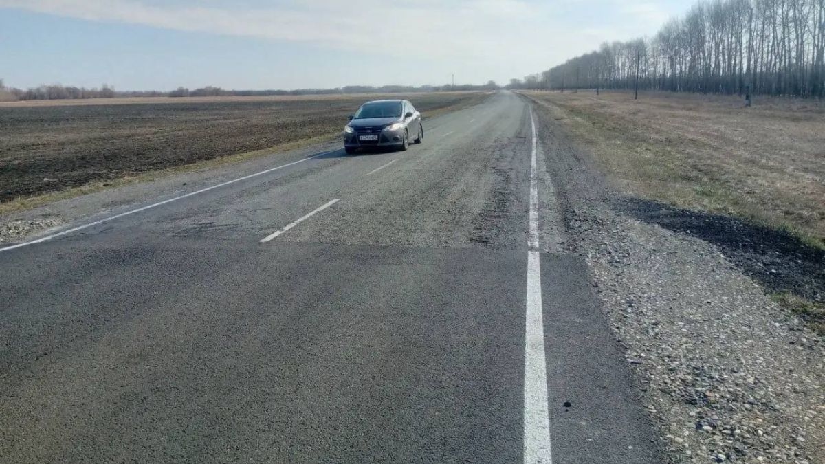 Дорога в Петропавловском районе