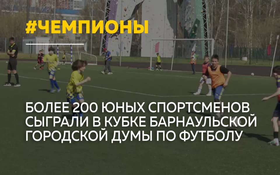 В Барнауле прошел третий Кубок городской Думы по дворовому мини-футболу