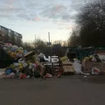 Барнаульцы пожаловались на горы мусора во дворе дома на улице Глушкова