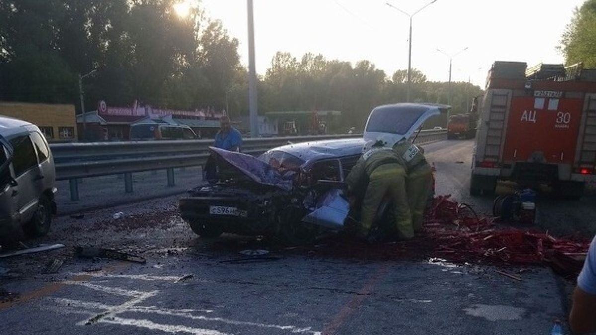 Смертельная авария произошла вечером 31 июля на трассе Барнаул – Новосибирск