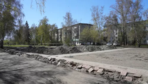 В Бийске началось преображение Бульвара 50-летия ВЛКСМ