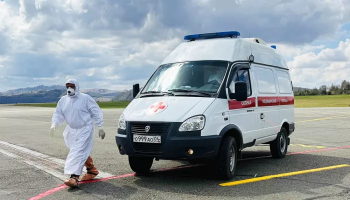 В аэропорту Горно-Алтайска прошли учения по предотвращению завоза холеры