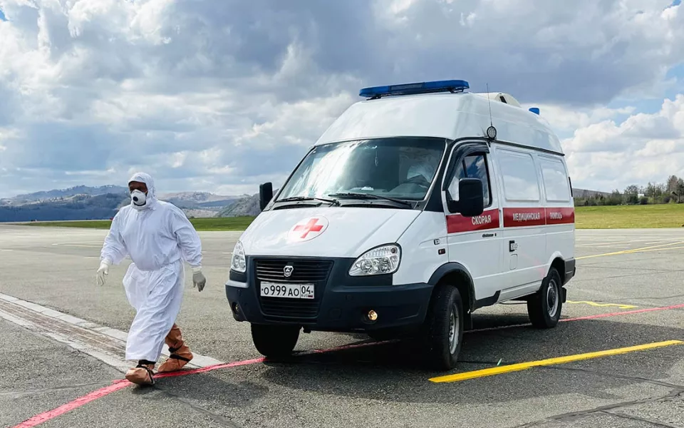 В аэропорту Горно-Алтайска прошли учения по предотвращению завоза холеры