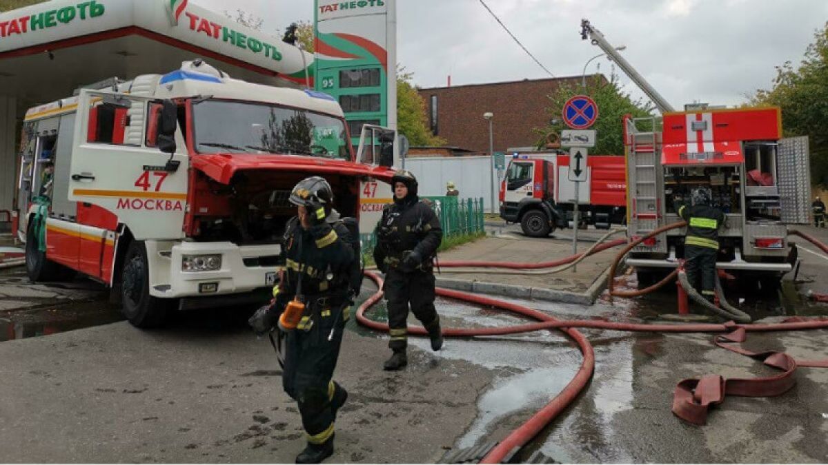 МЧС сообщило о полной ликвидации пожара в Замоскворечье