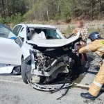 Не поделили дорогу: в Республике Алтай жестко столкнулись Haval и Infiniti