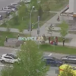 Автомобиль сбил 10-летнего ребенка на велосипеде в Барнауле. Видео