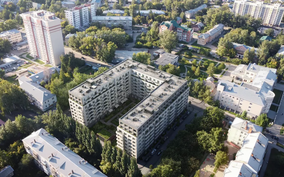 Строительство жилого комплекса Меланж идет уверенно и по графику