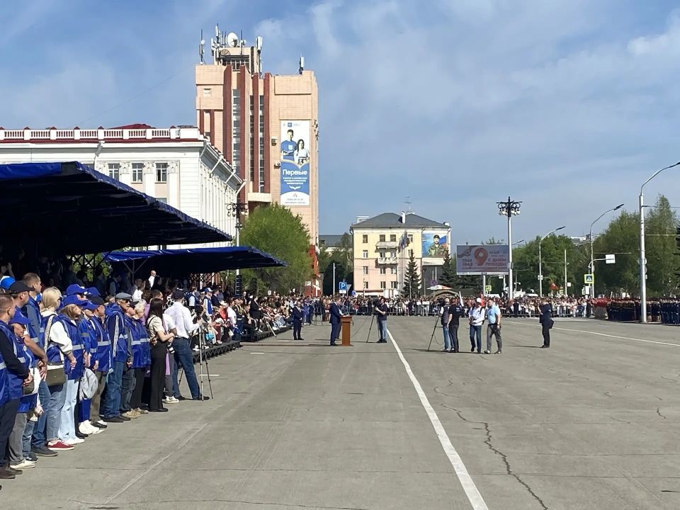 День Победы в Барнауле.