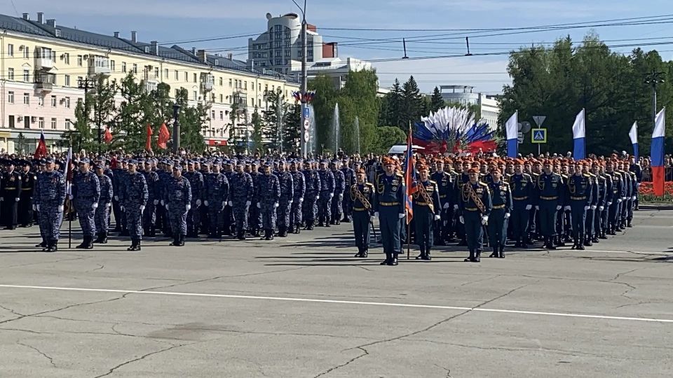 День Победы в Барнауле