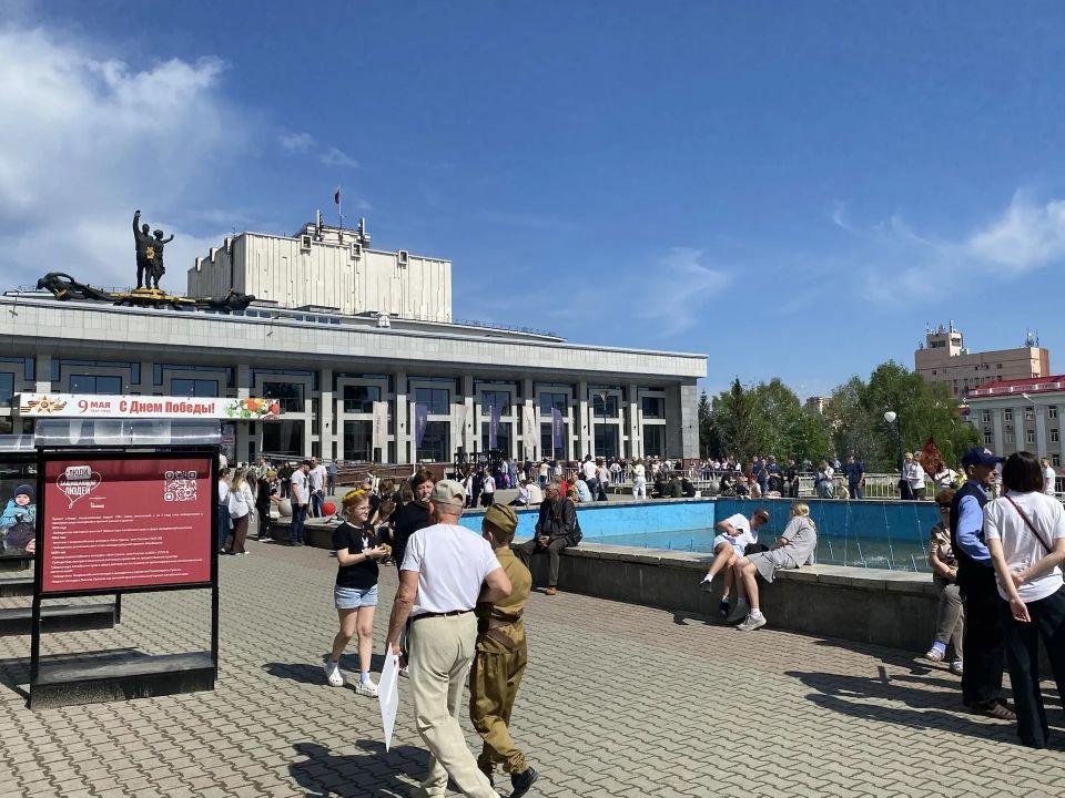 День Победы в Барнауле