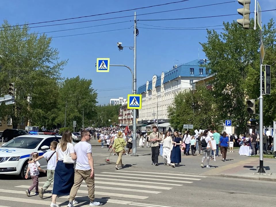 День Победы в Барнауле