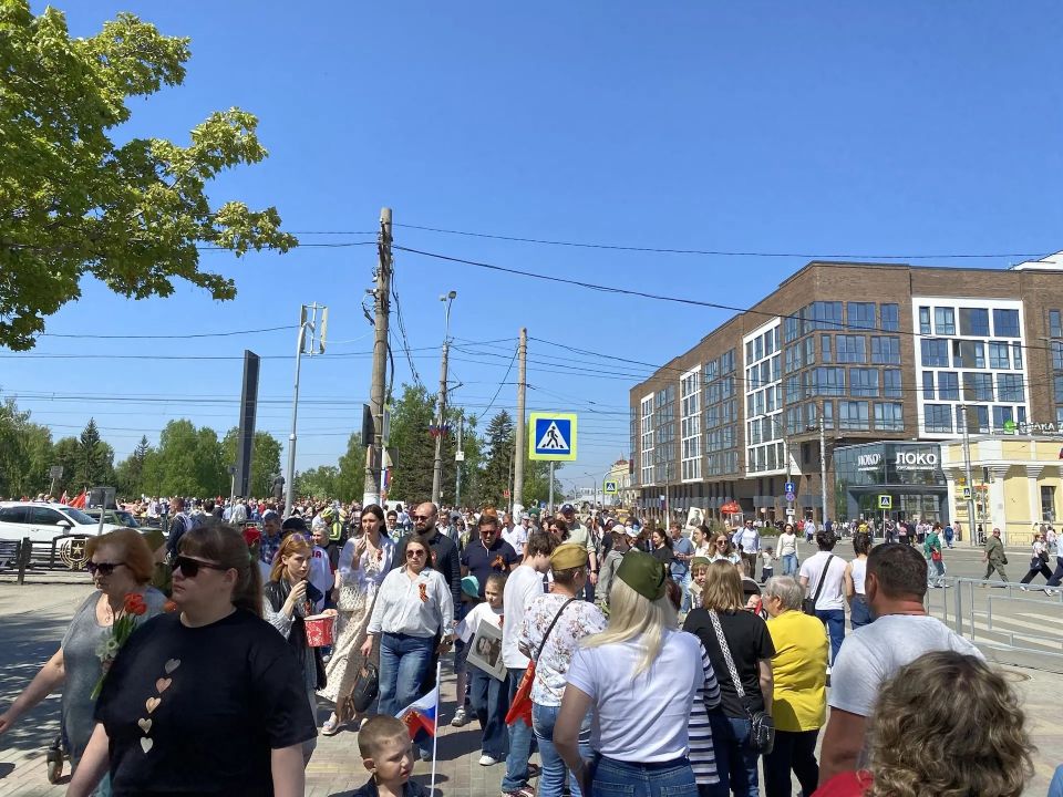 День Победы в Барнауле