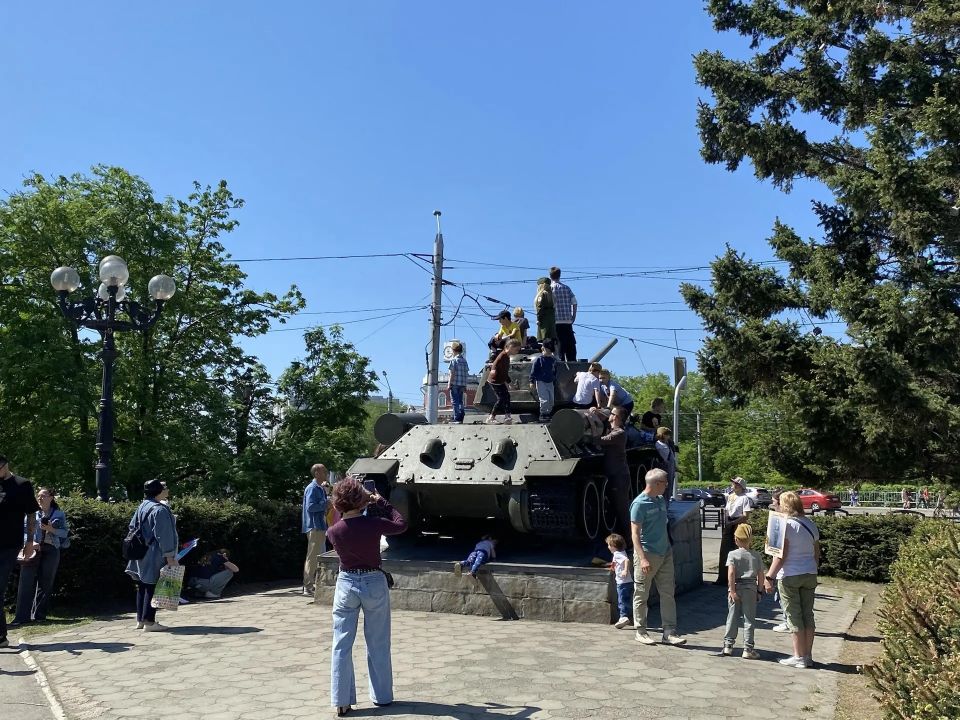День Победы в Барнауле