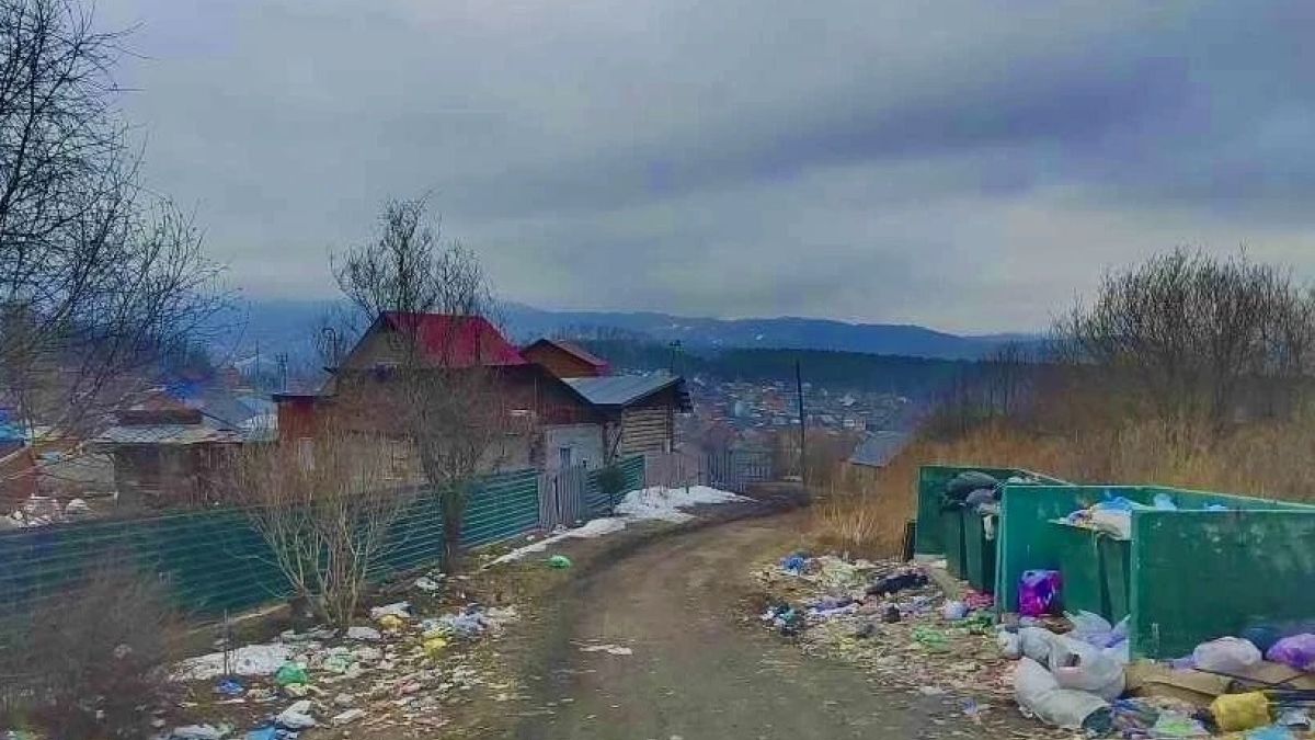 Несанкционированная свалка в Горно-Алтайске