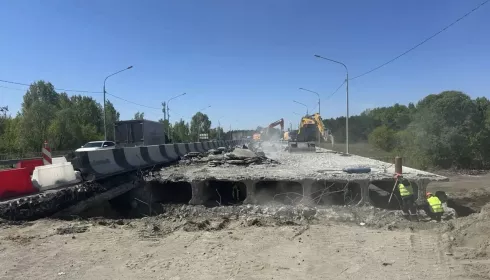 Начальник Алтайавтодора прокомментировал проблемы с движением на выезде из Барнаула