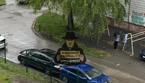 В Барнауле водитель протаранил более шести машин во дворе