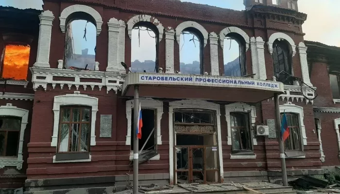 ВСУ ударили по колледжу и общежитию в ЛНР, где спали дети. Фото