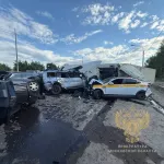 13 автомобилей смяло в жуткой смертельной аварии под Москвой. Фото