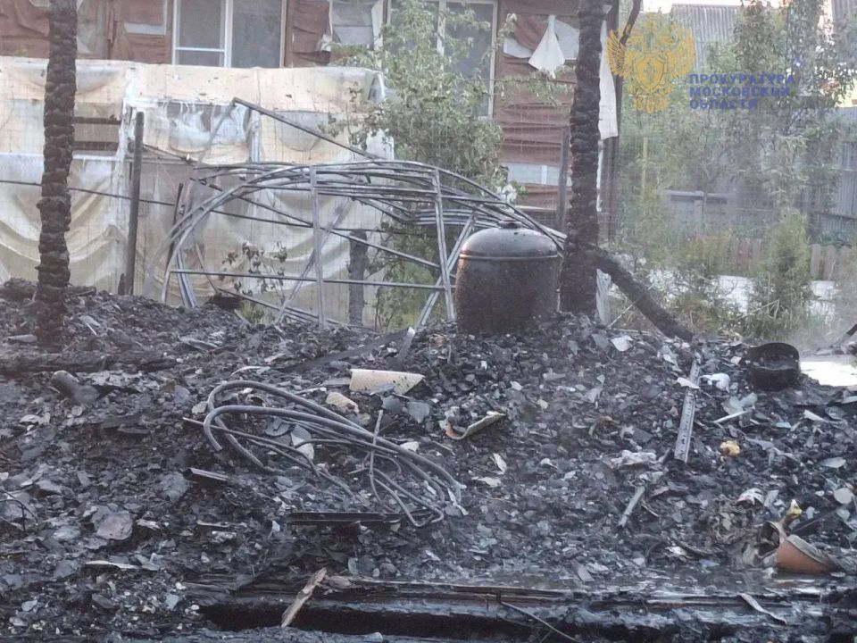 Пожар случился в Павловском Посаде