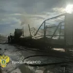 Водитель погиб в огненном столкновении с двумя фурами на трассе под Новосибирском