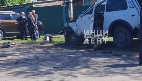Влетел в дерево и ребенка: смертельное ДТП с переворотом произошло в Рубцовске