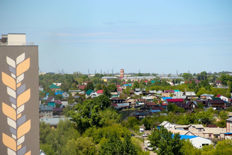 Центр Барнаула с высоты многоэтажки. Май 2026 года