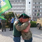 Барнаул начал отмечать День пограничника. Фоторепортаж