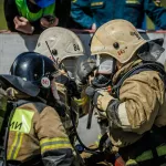 Алтайские газодымозащитники поборолись за звание лучших. Фоторепортаж