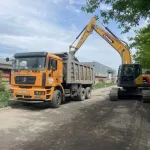 В Барнауле начали ремонт дороги от пр. Космонавтов до 9-го Заводского проезда