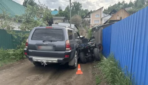 В Горно-Алтайске подросток на квадроцикле пострадал в ДТП с внедорожником