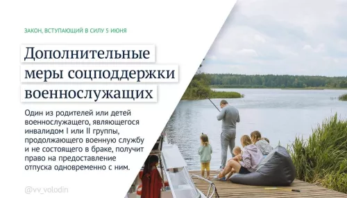 Володин рассказал о новых законах, которые начнут действовать в России в июне