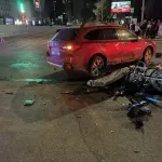 В Барнауле 24-летний мотоциклист разбился насмерть в ДТП с иномаркой