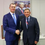 Андрей Турчак обсудил возведение спортобъектов в Республике Алтай с главой Минспорта