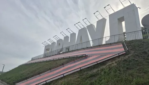 На склонах барнаульского Нагорного парка обновили букву Z