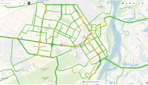 Движение затруднено утром 20 августа на проспекте Строителей в Барнауле