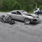Мотоциклист из Бийска погиб после жесткого столкновения с Nissan в Республике Алтай