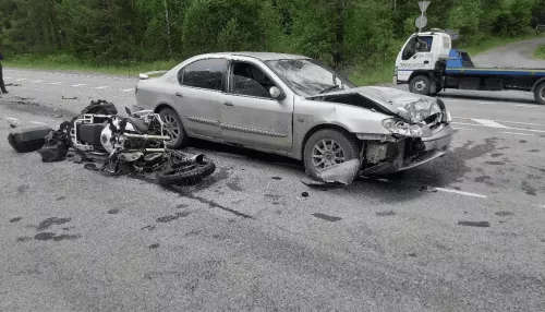 Мотоциклист из Бийска погиб после жесткого столкновения с Nissan в Республике Алтай