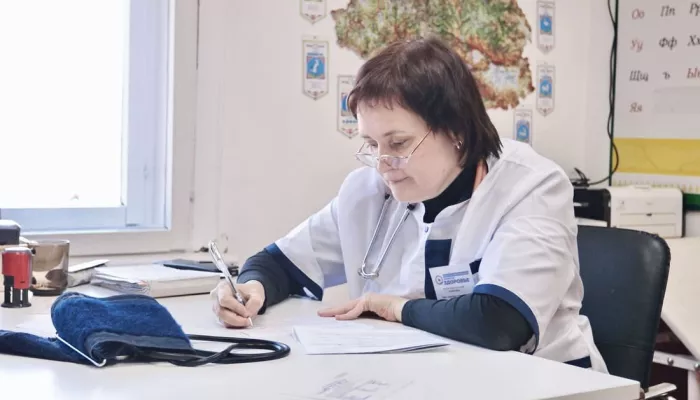 Врачи автопоезда Здоровье работают в Усть-Канском районе Республики Алтай