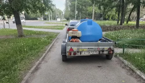 В Барнауле продолжают обрабатывать общественные пространства от комаров