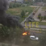 Автомобиль взорвался сразу после начала движения, водитель погиб. Фото
