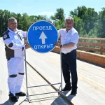 Досрочно отремонтированный мост через Алей торжественно открыли в Локтевском районе