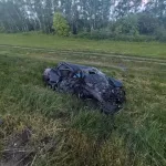 Молодой водитель ВАЗа погиб в лобовом столкновении на трассе. Фото