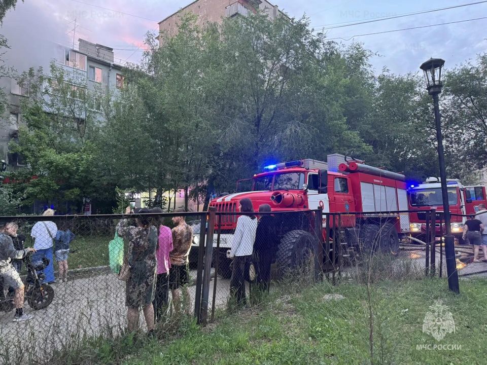 В Самаре произошел взрыв газа с последующим пожаром