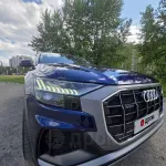 Стильный синий Audi Q8 продают в Барнауле за 8,2 млн рублей. Фото