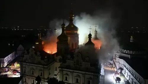 Пророчество сбывается: пожар в Киево-Печерской лавре предсказал старец Зосима