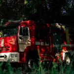 Банный комплекс едва не сгорел в Барнауле. Фото работы пожарных
