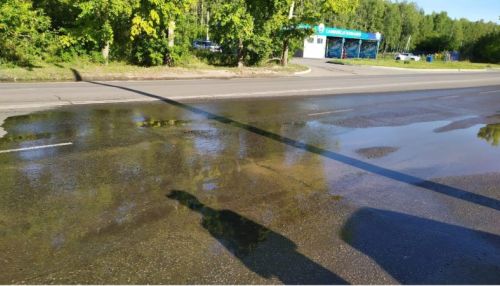 Коммунальная авария произошла на Солнечной Поляне в Барнауле 26 августа