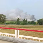 Пламя и дым: на бийском полигоне ТБО произошел пожар