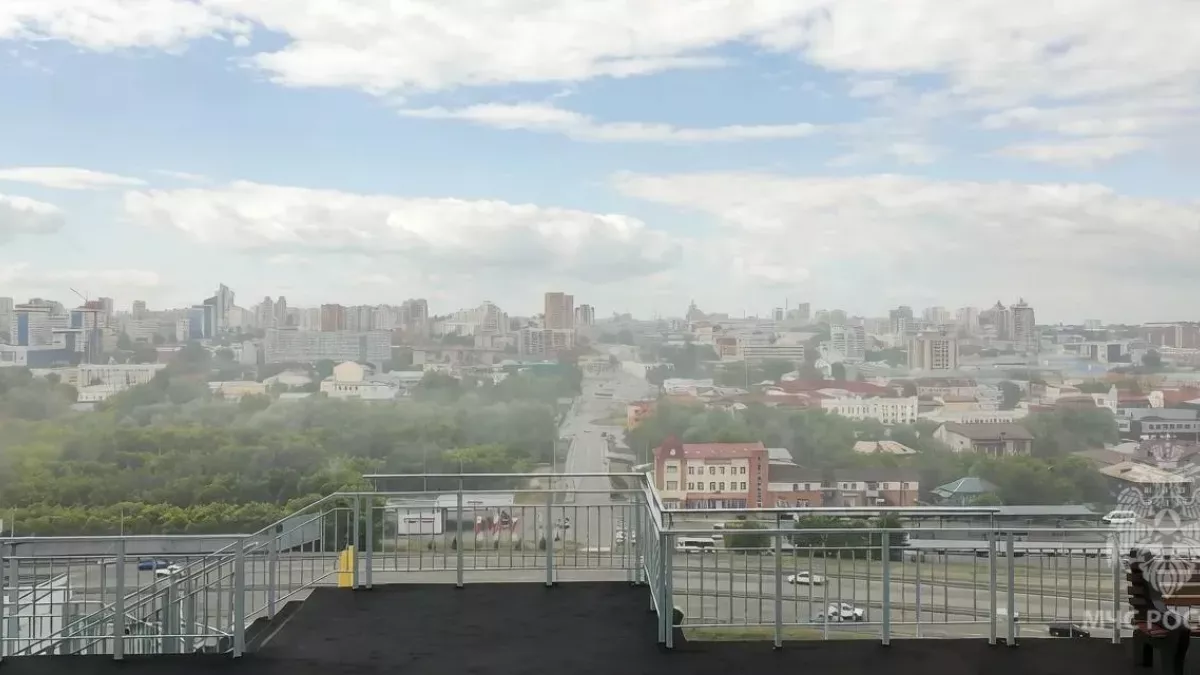 Дымка над Барнаулом