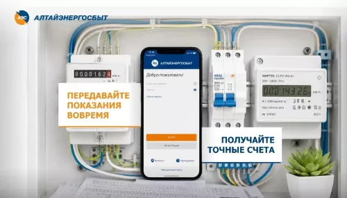 Алтайэнергосбыт: три простых способа передать показания счётчика электроэнергии